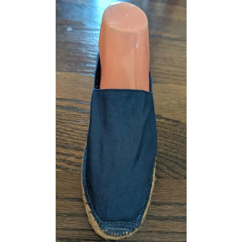 Vintage NEW Newport News Navy Fabric Espadrilles  Navy‎ size 6
